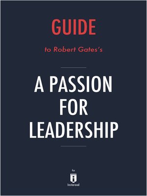 cover image of Summary of a Passion for Leadership